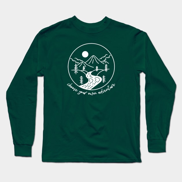 Choose You Own Adventure Long Sleeve T-Shirt by Mrs. Honey's Hive